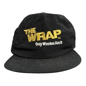 Vintage The Wrap Only Winston Has It Black Baseball Cap